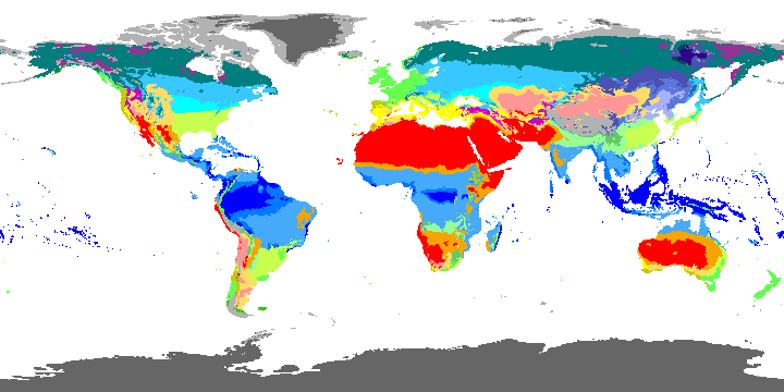 Map of the world